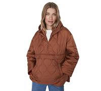 Trendyol Hood Plain Oversize Winter Jacket Abrigo, marrón, XS para Mujer