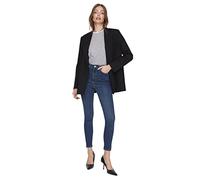 Trendyol Jeans Ajustados de Cintura Normal para Mujer, Azul Oscuro, 68