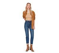 Trendyol Jeans Woman Mom, Azul Oscuro, 38 para Mujer