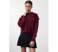 Trendyol Jersey burdeos / negro S burdeos / negro