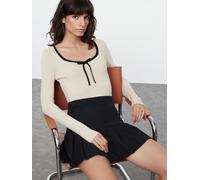 Trendyol Jersey piedra / negro M piedra / negro
