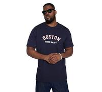 Trendyol Man Relaxed Fit Basic Crew Neck Knitted Plus Size T-Shirt Camiseta Talla Grande-Azul Marino-Relajada, 3XL Hombre