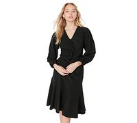 Trendyol Midi A-Line Regular Dress Vestido, Negro, 42 para Mujer