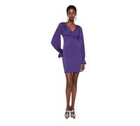 Trendyol Midi A-Line Regular Dress Vestido, Plum, 38 para Mujer