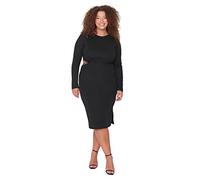 Trendyol Midi Bodycon Fitted Plus Size Dress, Vestido,