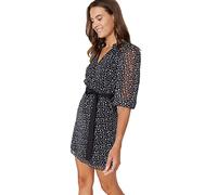 Trendyol Mini A-Line Regular Dress Vestido, Negro, 68 para Mujer