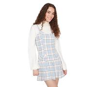 Trendyol Mini A-Line Slim Dress Vestido, Azul, 38 para Mujer