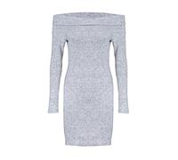 Trendyol Mini Bodycon Fitted Dress Vestido, Gris, S para Mujer