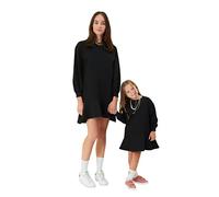 Trendyol Mini Shift Regular Dress Vestido, Negro, M para Mujer