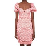 Trendyol Mini Vestido Tejido Ajustado de Ajuste Regular para Mujer, Multicolor, 34