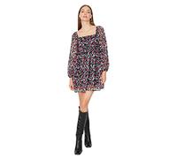 Trendyol Minivestido Regular Recto Vestido, Multicolor, 38 para Mujer