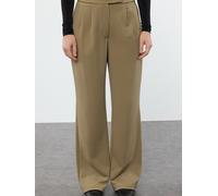 Trendyol Pantalón plisado caqui 38 caqui