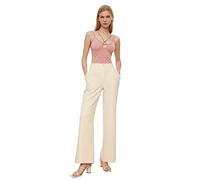 Trendyol Pantalones básicos, Gris, 44 para Mujer