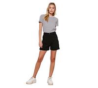 TRENDYOL Pantalones Cortos y Bermudas básicos Casuales, Negro, 62 para Mujer