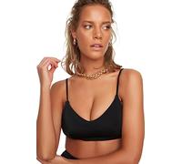 Trendyol Parte Superior de bik Bikini Top, Negro, 36 para Mujer