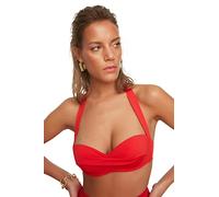 Trendyol Parte Superior de Bikini Alternativa Top, Rojo, 42 para Mujer