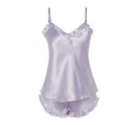 Trendyol Pijama de pantalón corto lila L lila