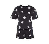 Trendyol Pijama de pantalón corto marino / blanco XS marino / blanco