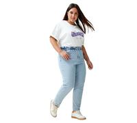 Trendyol Plus Size High Waist Loose Plus Size Jeans, Jeans Mujer, Blue, 44