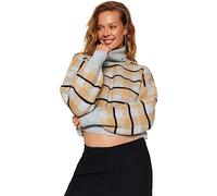 Trendyol Regular fit Basic Turtleneck Knitwear Sweater Suéter, Grey, S para Mujer