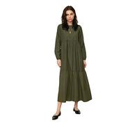 Trendyol Rundkragen-Saucet., Vestidos De Las Mujeres, Khaki, 36