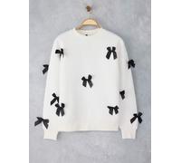 Trendyol Sudadera beige claro / negro L beige claro / negro