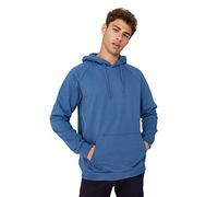 Trendyol Sudadera Oversize Lisa con Capucha, Azul Marino, S para Hombre