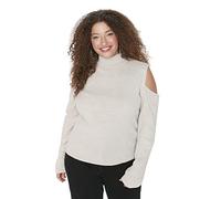 Trendyol Sudadera para Mujer, Piedra, XXL