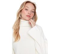 Trendyol Suéter - Gris - Regular, Crudo, L