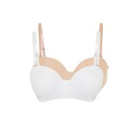 Trendyol Sujetador piel / blanco 85xB piel / blanco