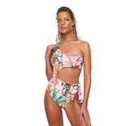 Trendyol Traje de baño de Punto para Mujer, Polvo, 38