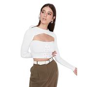Trendyol Twoaw22kz0212 Sudadera, Crudo, L para Mujer