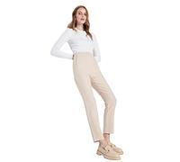 Trendyol TWOSS20PL0515 Pantalones, Beige, 42 para Mujer