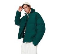 Trendyol Unisex Gerade Lange Ärmel Plus Size Mäntel Abrigo, Green, XL de los Hombres