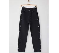 Trendyol Vaquero negro denim 32-34 negro denim