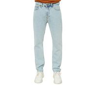 Trendyol Vaqueros Cintura Normal para Hombre Jeans, Azul, 31W