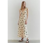 Trendyol Vestido amarillo claro / negro 38 amarillo claro / negro