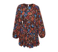 Trendyol Vestido azul oscuro / verde / rojizo / negro 38 azul oscuro / verde / rojizo / negro