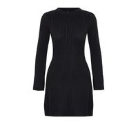 Trendyol Vestido de punto negro L negro