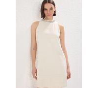 Trendyol Vestido ecru, Talla 40