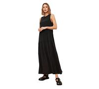 Trendyol Vestido Largo de Tejido Regular para Mujer, Negro, 40