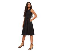Trendyol Vestido Plisado, Negro, 38 para Mujer
