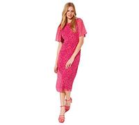 Trendyol Vestido Tejido de Corte Recto para Mujer, Fucsia, 38