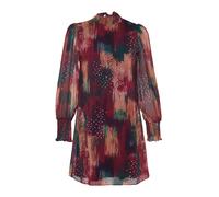 Trendyol Vestido verde oscuro / baya / melocotón / blanco 36 verde oscuro / baya / melocotón / blanco