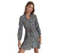 Trendyol Woman Mini A-Line V-Neck Woven Dress Vestido, Multi-Color, 42 para Mujer