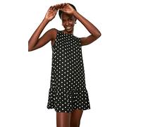 Trendyol Woman Mini Ruffle hem Relaxed fit Knit Dress, Mujer Mini Ruffle Dobladillo Vestido de Punto de Ajuste Relajado,