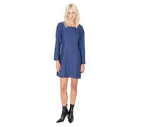 Trendyol Woman Mini Skater Scoop Neck Woven Dress Vestido, Navy Blue, 36 para Mujer