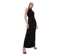 Trendyol Women Fitted Knit Evening Dress Vestido de Noche de Punto Ajustado Maxi Shift para Mujer, Black, 34