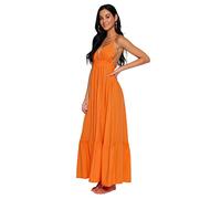 Trendyol Women Smock Regular fit Woven Dress Vestido, Naranja, 38 para Mujer