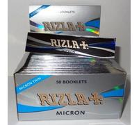 Trendz - Papel para liar RIZLA Micron King Size Slim (micrones) fino hojas para rodar esmoquin - 20 cuadernos